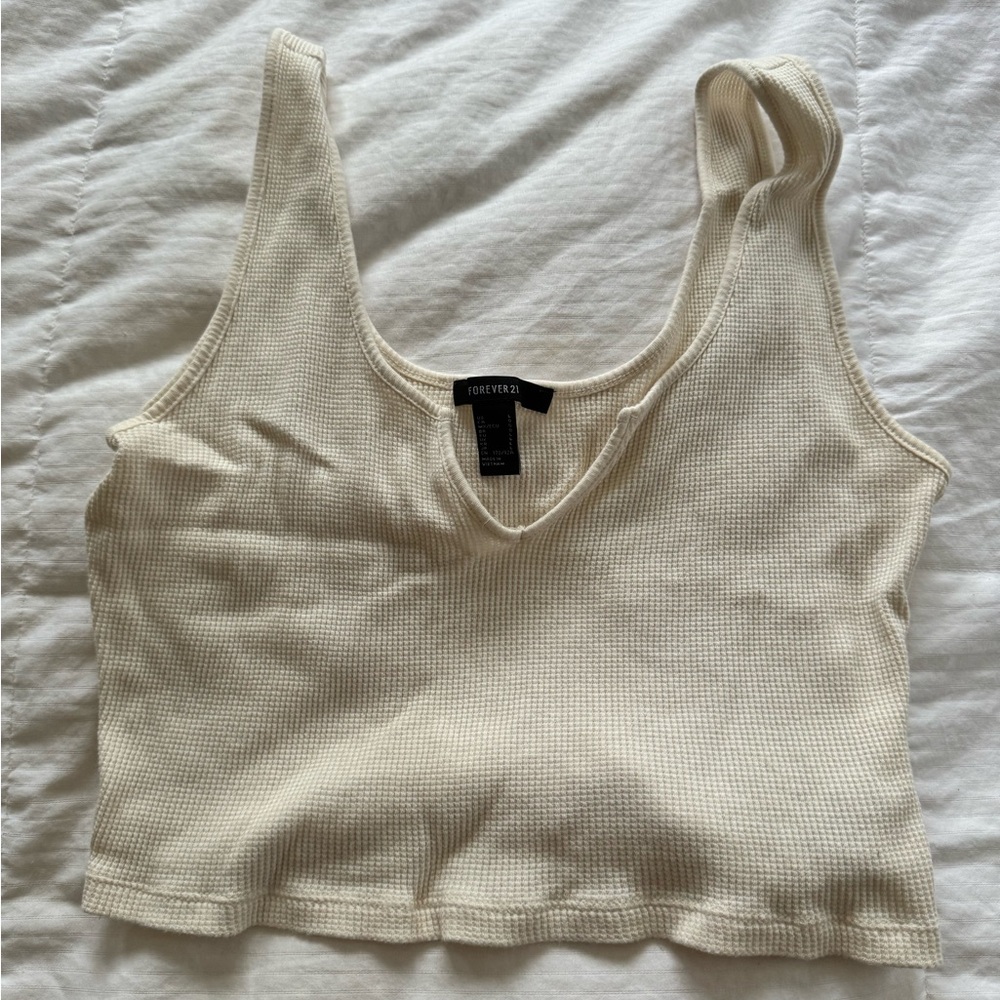 Forever 21 off white crop!